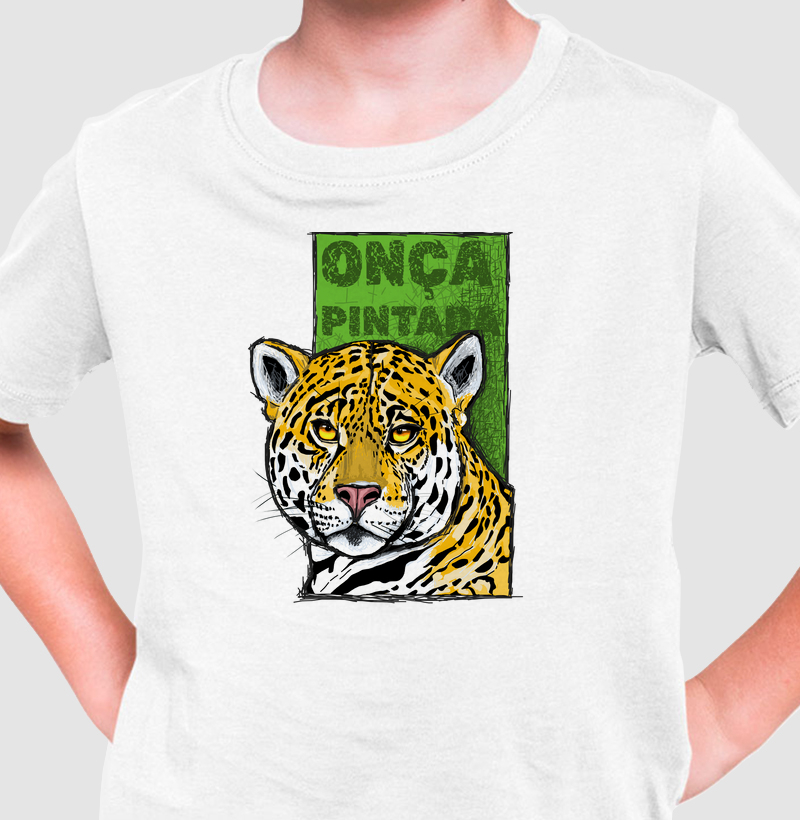 Camiseta Infantil A Onça Pintada