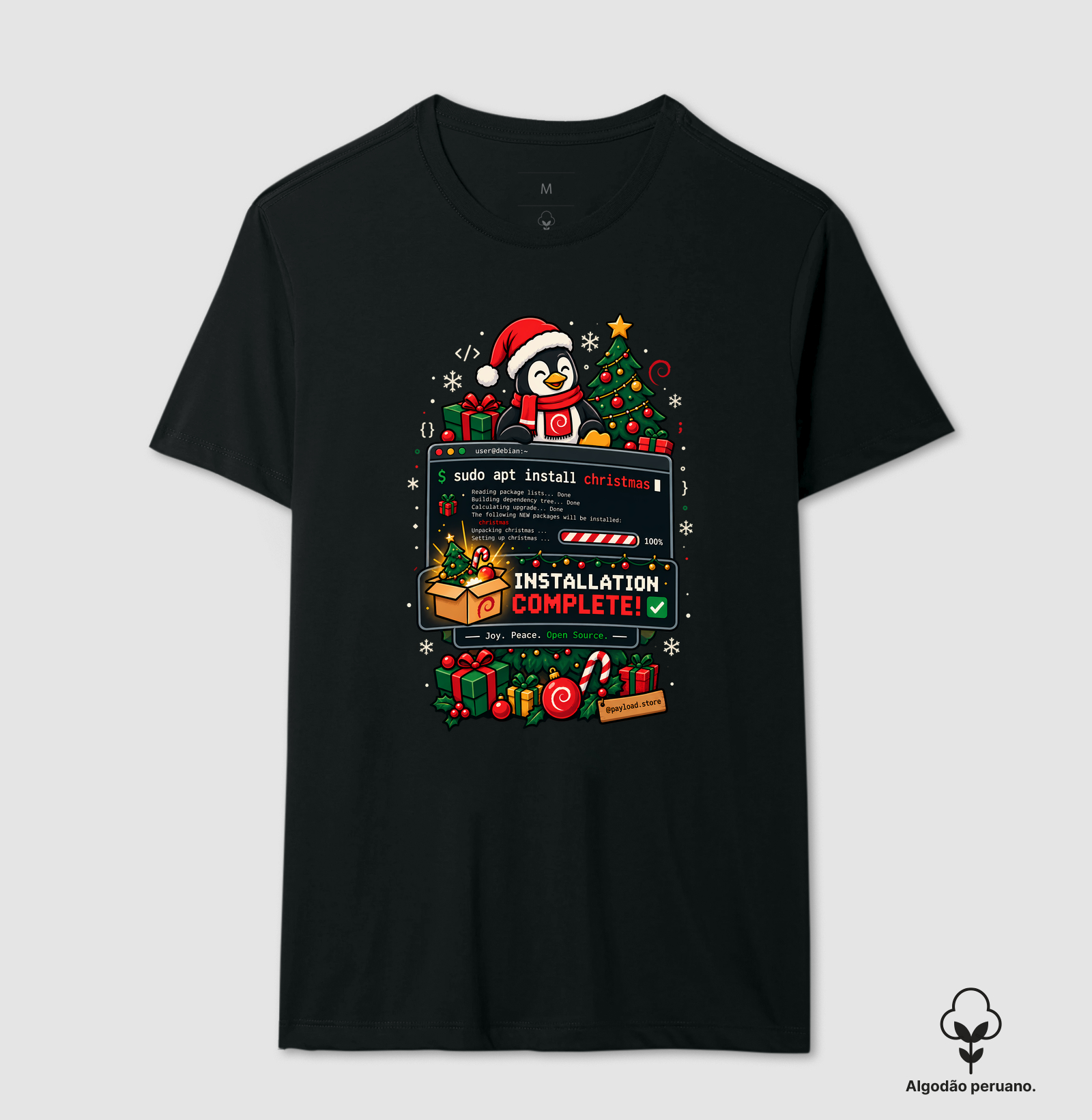 sudo apt install christmas — Installation Complete