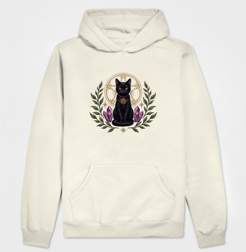 Black cat magic - Hoodie Moletom