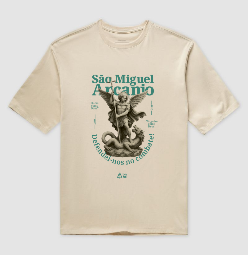 Camiseta Oversized São Miguel Arcanjo