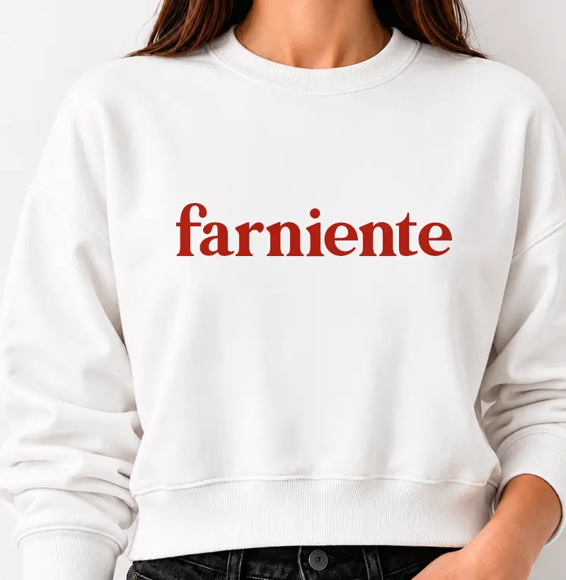 Farniente - Moletom Cropped