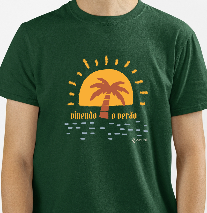 Camiseta Regular - Vivendo o Verão