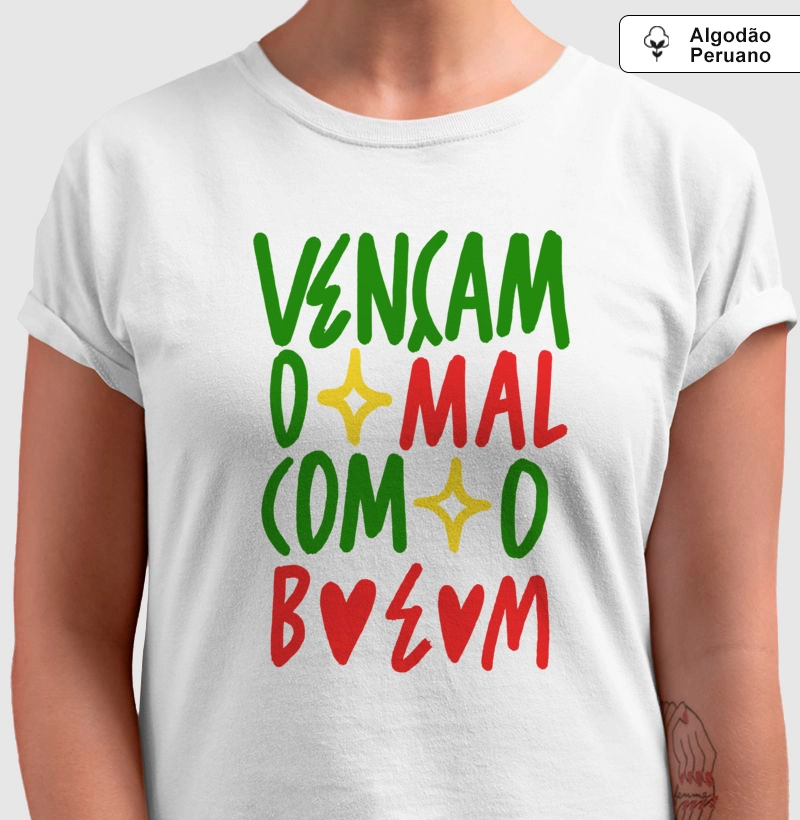 CAMISETA VENÇAM O MAL - POR FELIPE GUGA