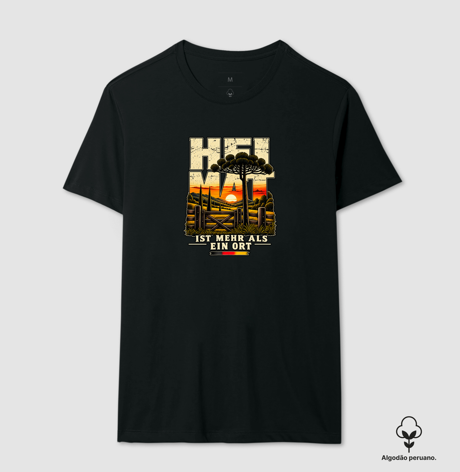 Heimat ist mehr als ein Ort - Camiseta Algodão Peruano