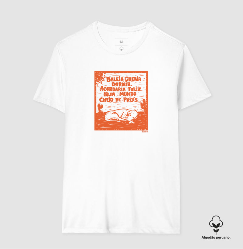 Camiseta de Algodão Peruano "vidas secas"