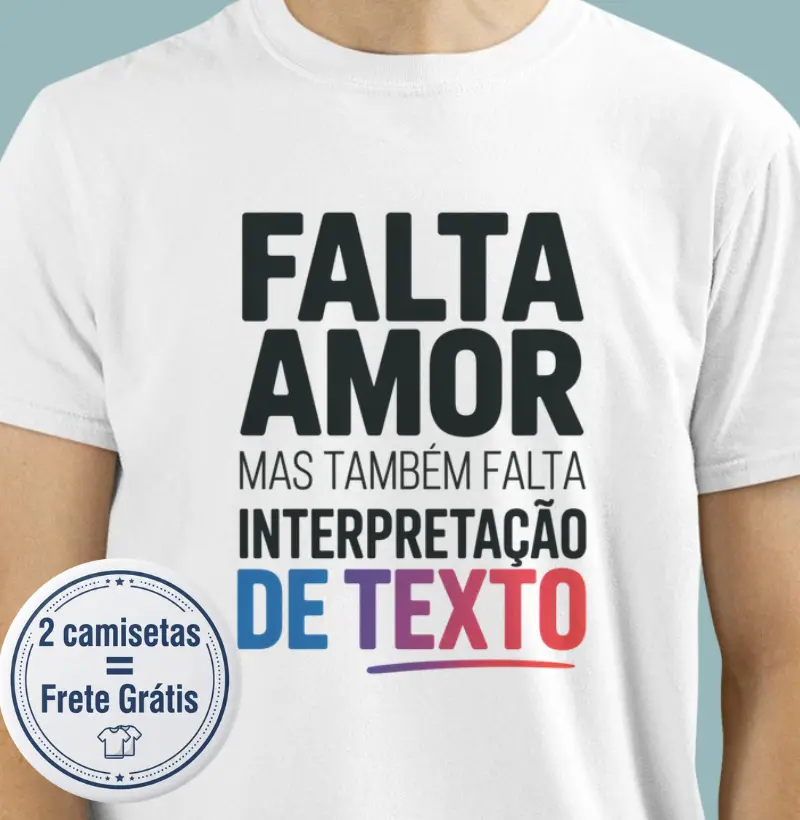 Camiseta Premium Português/Literatura
