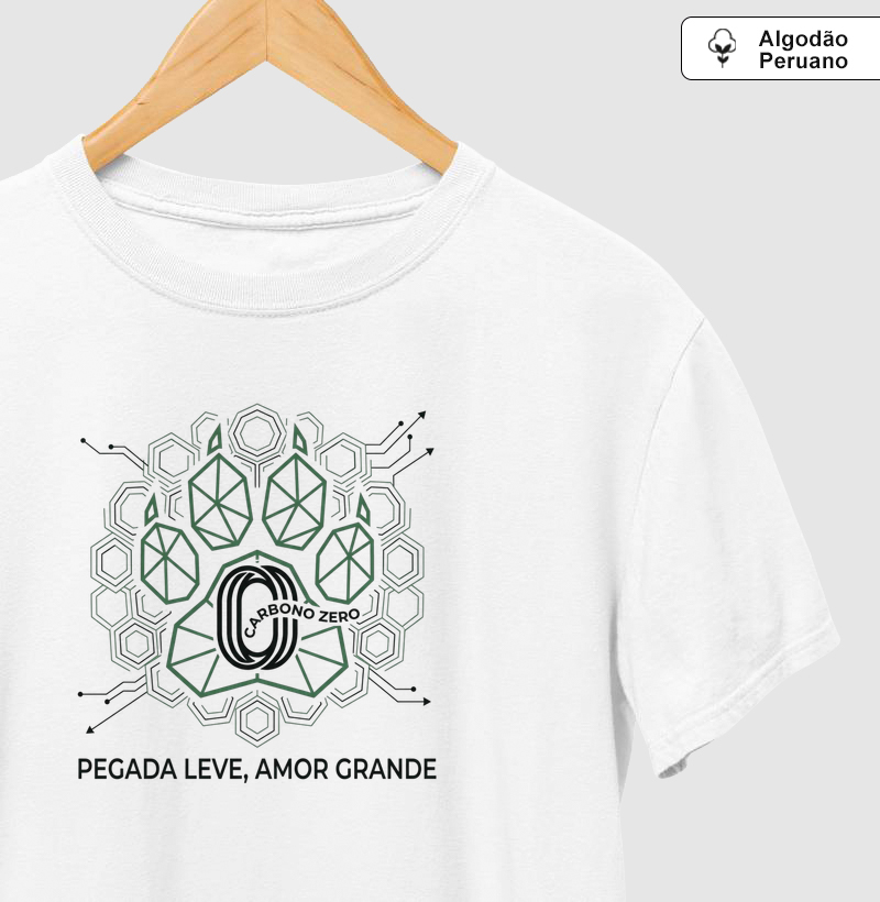 Pegada leve, amor grande Algodão Peruano