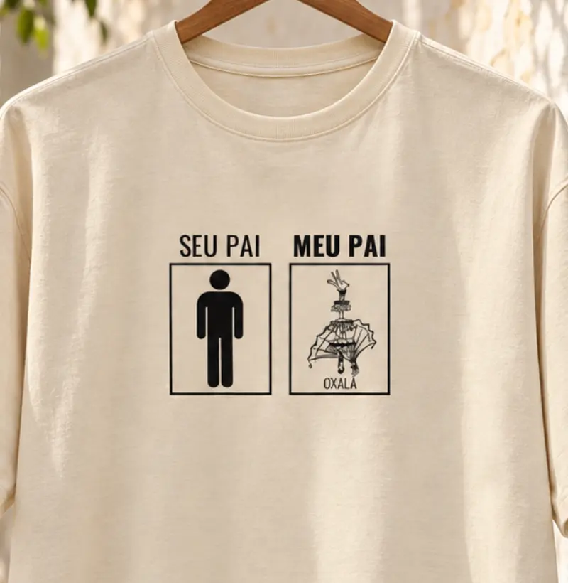 MEU PAI OXALÁ - Camiseta Oversized