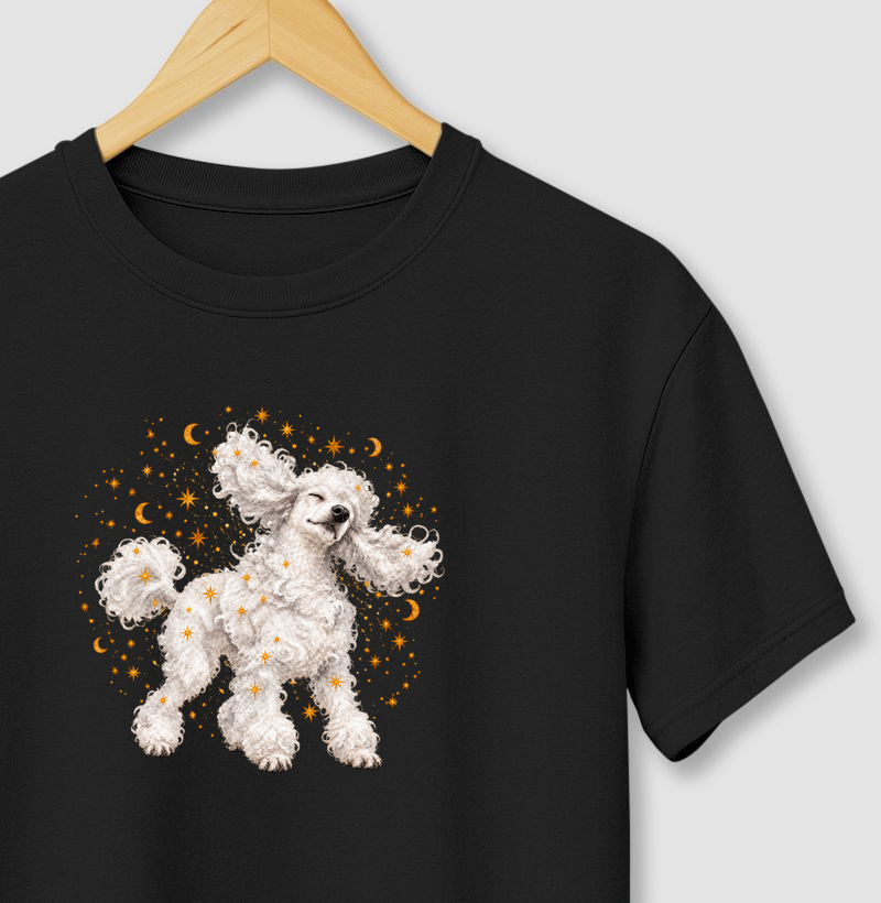 Cachorro Sacundindo Estrelas - Camiseta