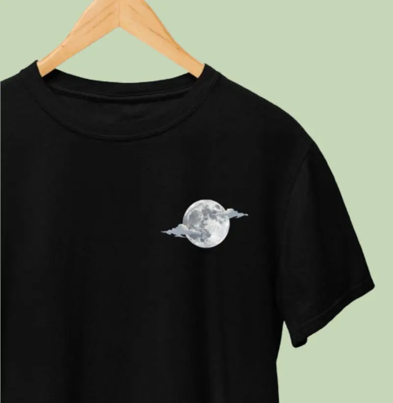 Camiseta Algodão Peruano Lua Nova - Coleção Mahalo