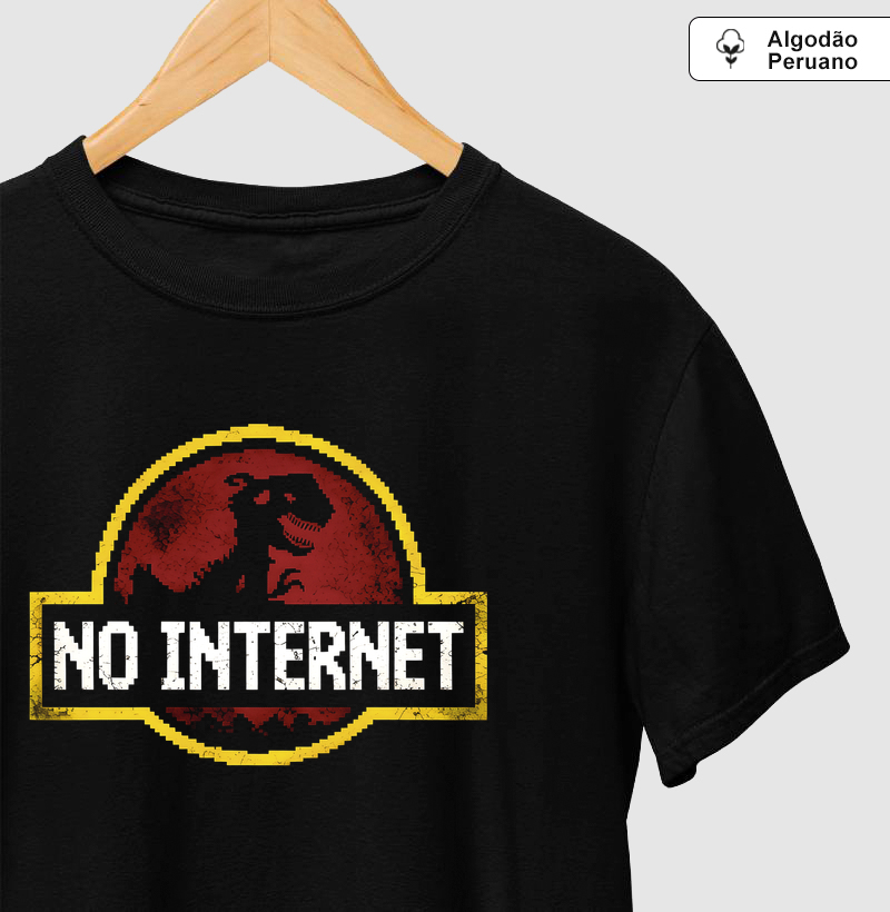 Camiseta Algodão Peruano No Internet - Camiseta Algodão Peruano