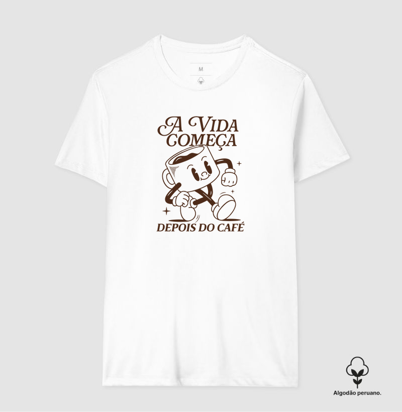 ALGODÃO PERUANO - A vida começa depois do café - PREMIUM