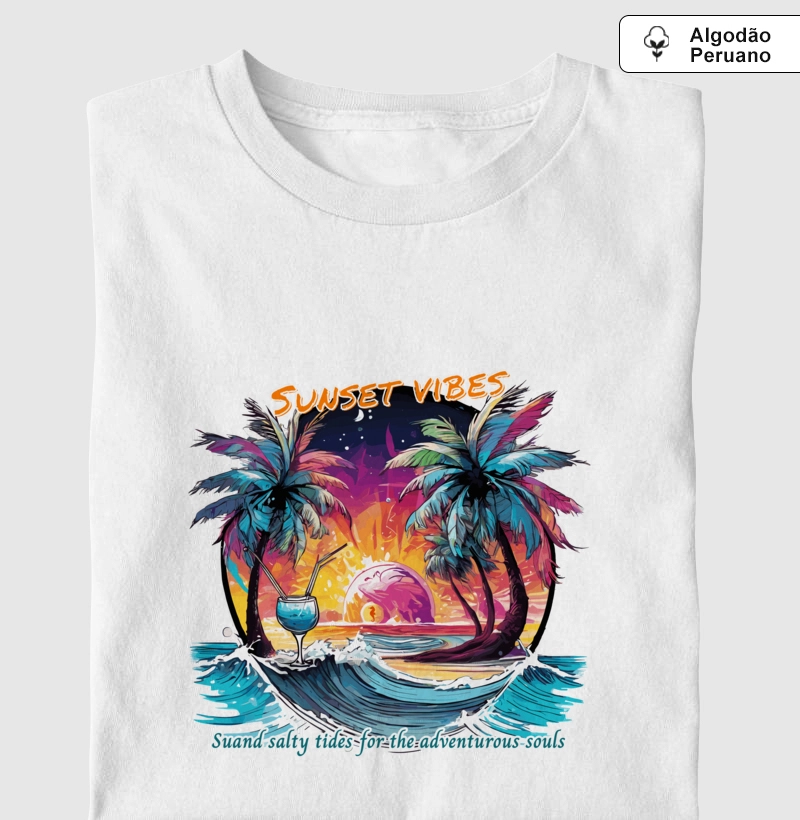 023G | Sunset Vibes / Camiseta Tropical