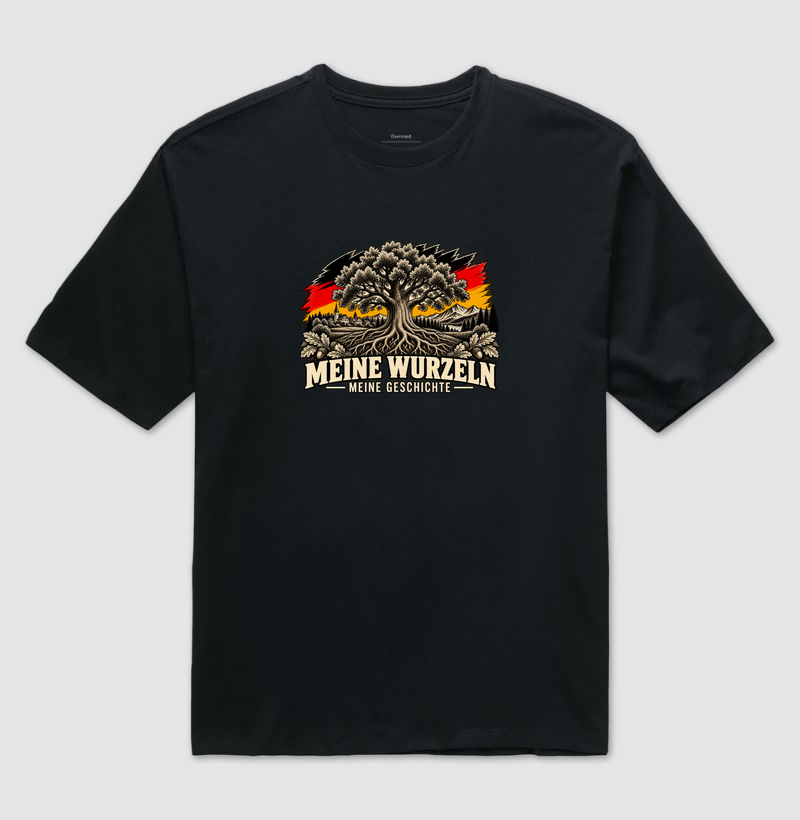 Meine Wurzeln, Meine Geschichte - Camiseta Oversized