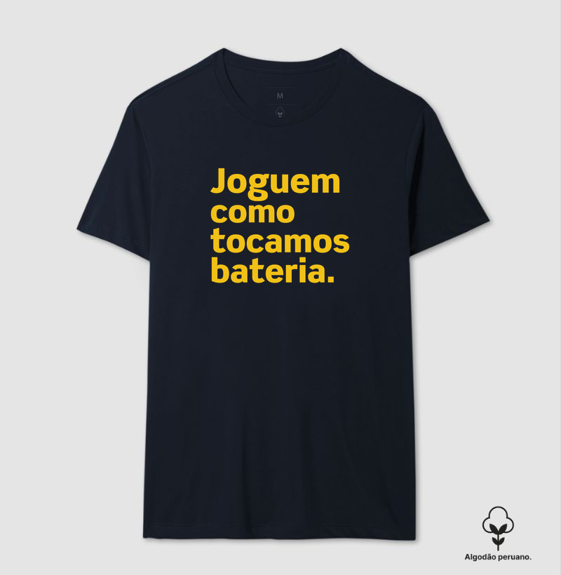 Joguem como tocamos bateria.
