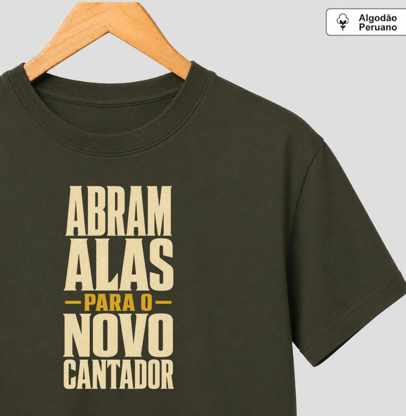 Abram alas para o novo cantador