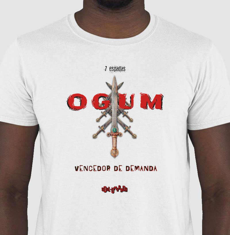 camiseta OGUM vencedor de demanda masculina