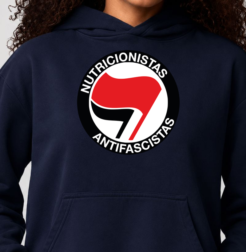 NUTRICIONISTAS ANTIFASCISTAS - Hoodie Moletom