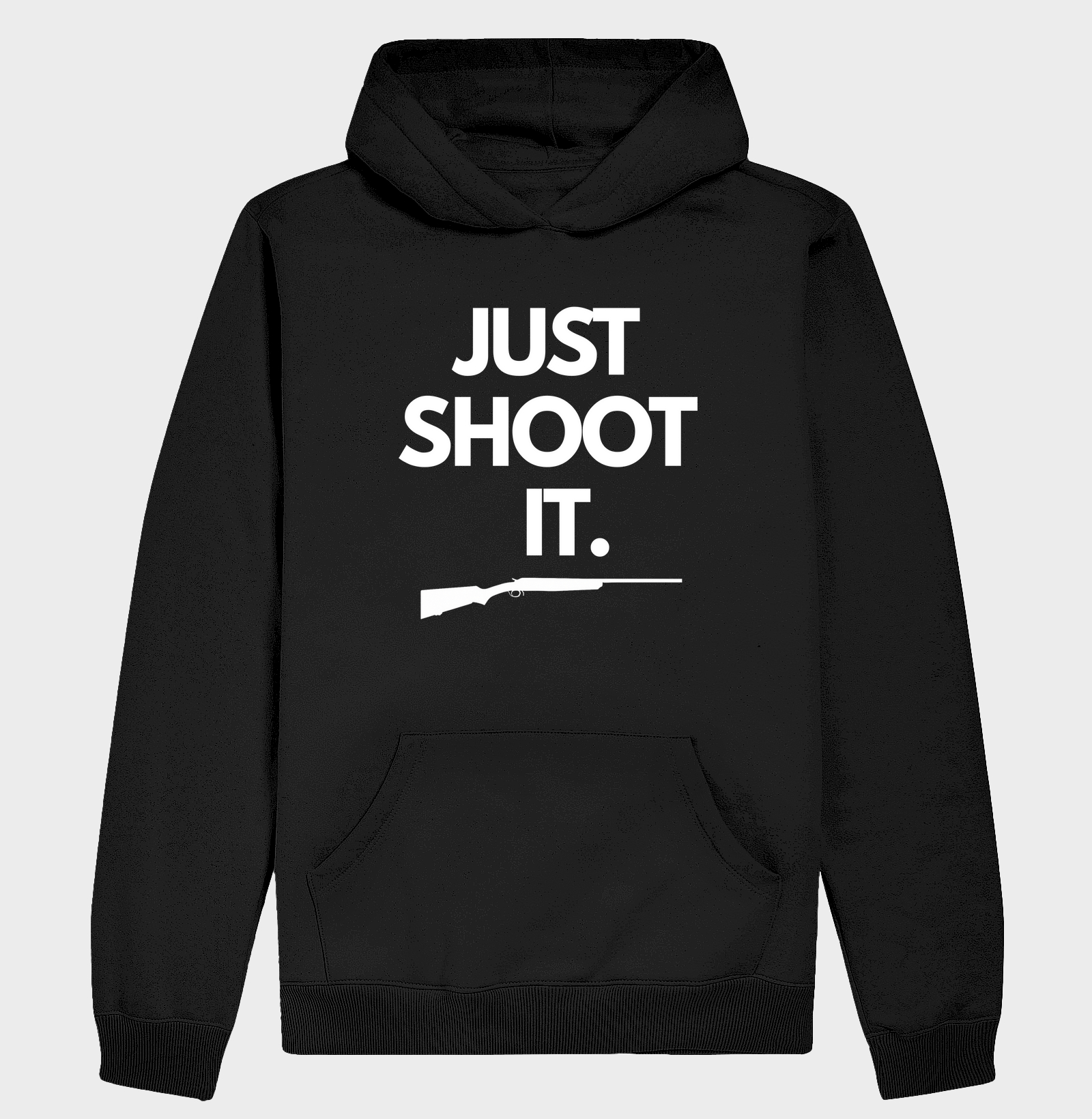 Just Shoot It — Camiseta Oversized Unissex | Estilo Cowboy - Hoodie Moletom
