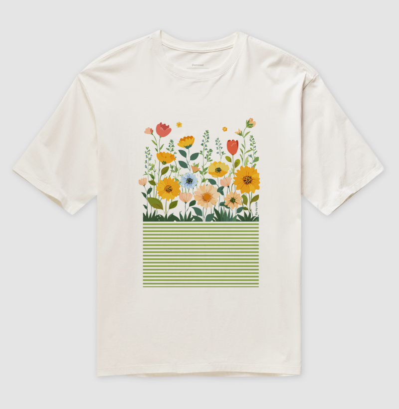 Flores do campo delicadas 03 - Oversized