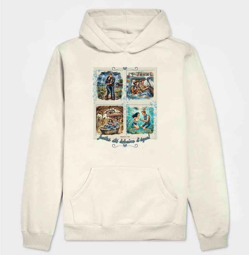 Até debaixo d'água!