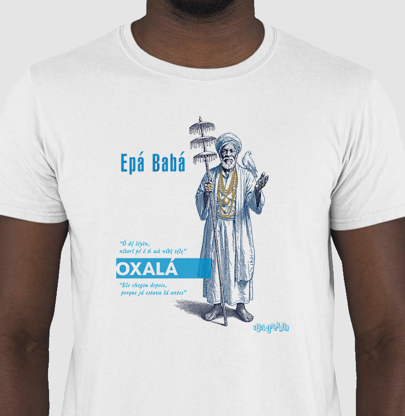 camiseta OXALÁ iorubá masculina