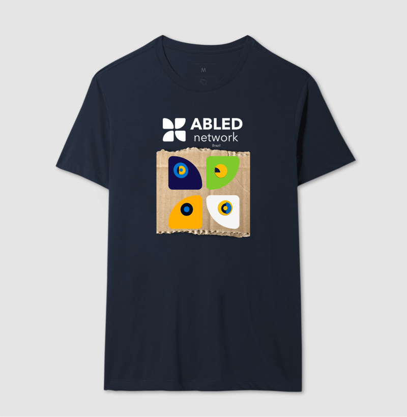 Abled Azul Marinho - Camiseta