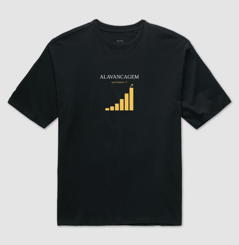 Camiseta | Alavancagem sem limites (Oversized)